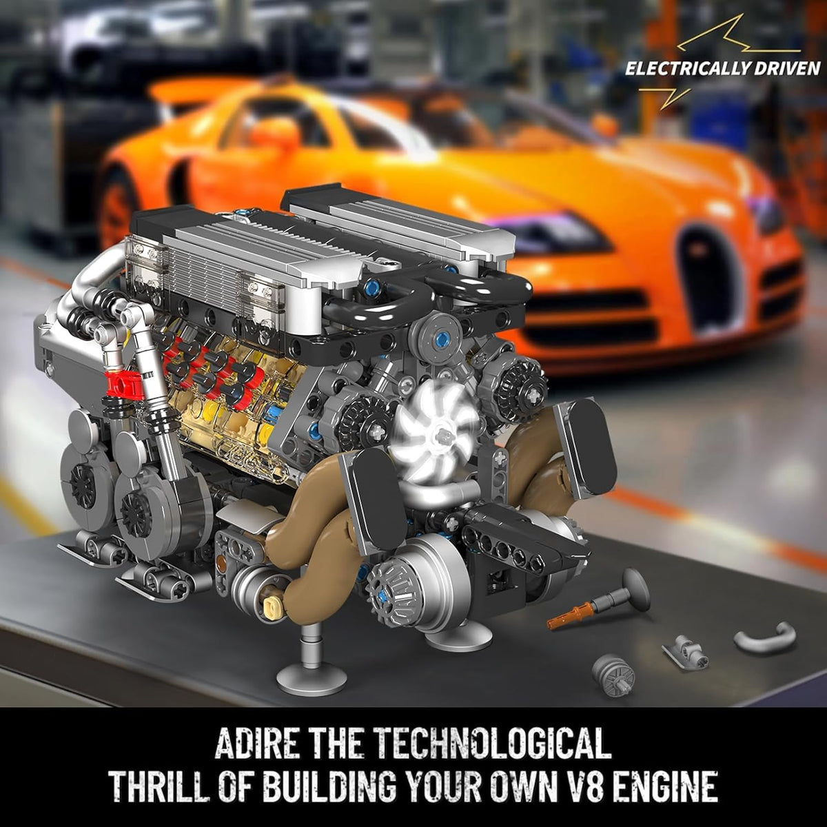 Bugatti W16 Engine | 952 PCS