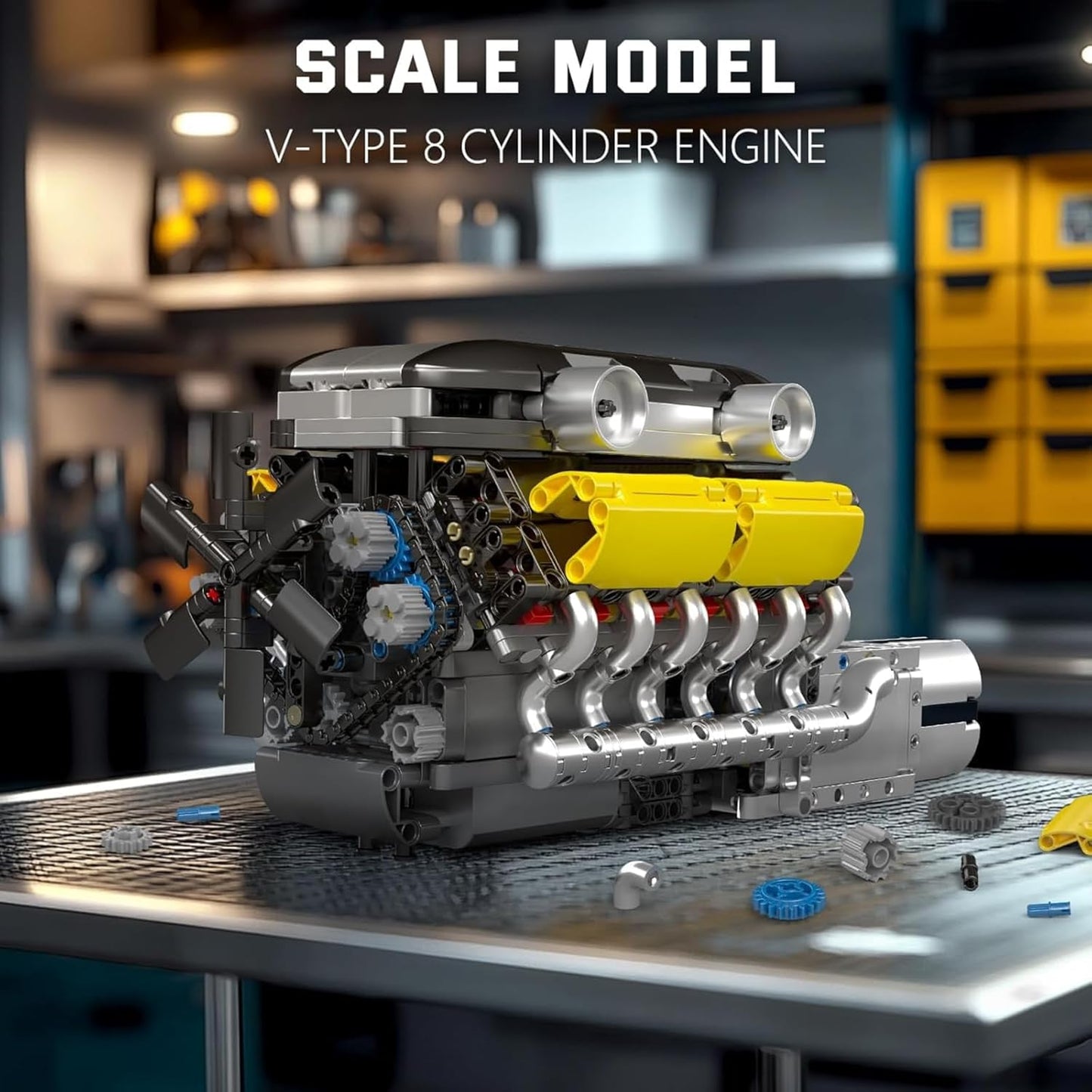 Motorized Lamborghini V12 Engine