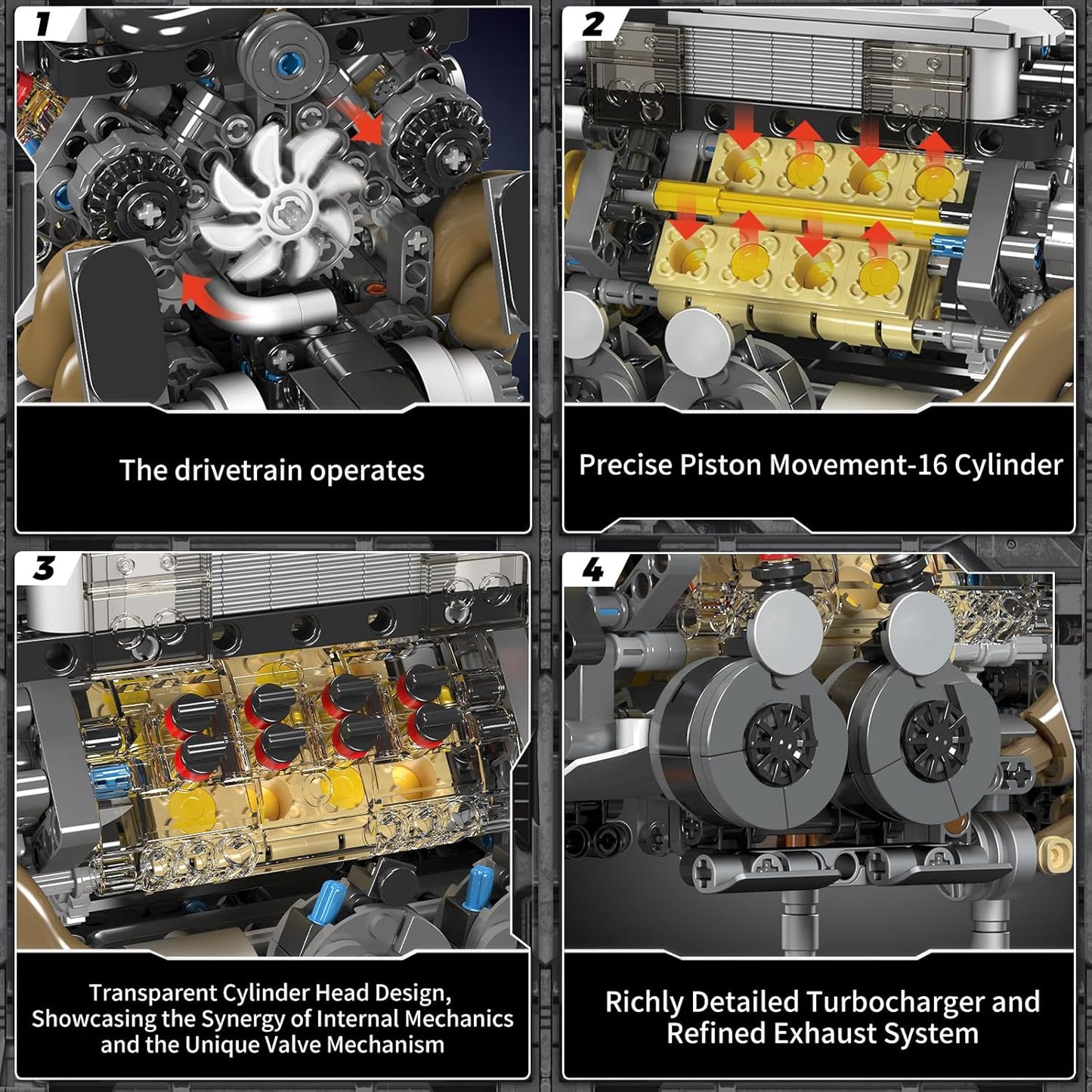 Motor W16 motorizado