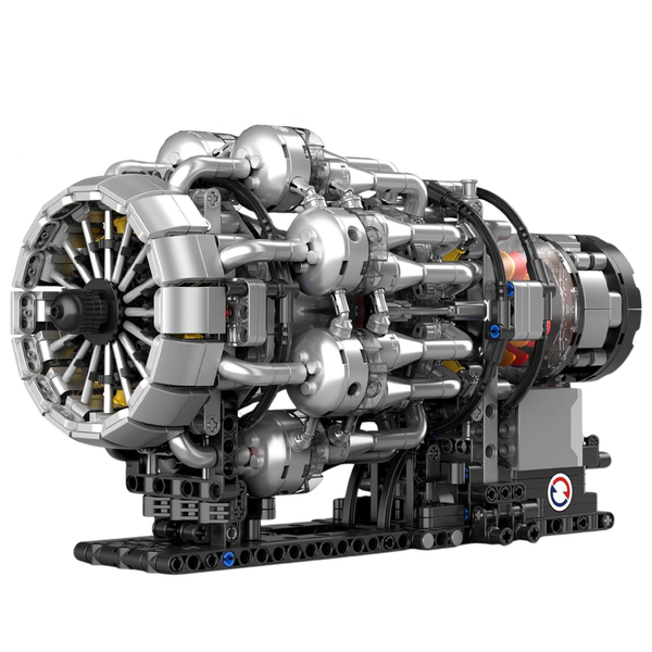 Motor turborreactor motorizado