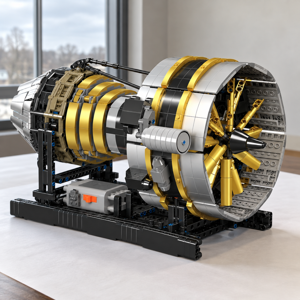 Motor de turbina motorizado
