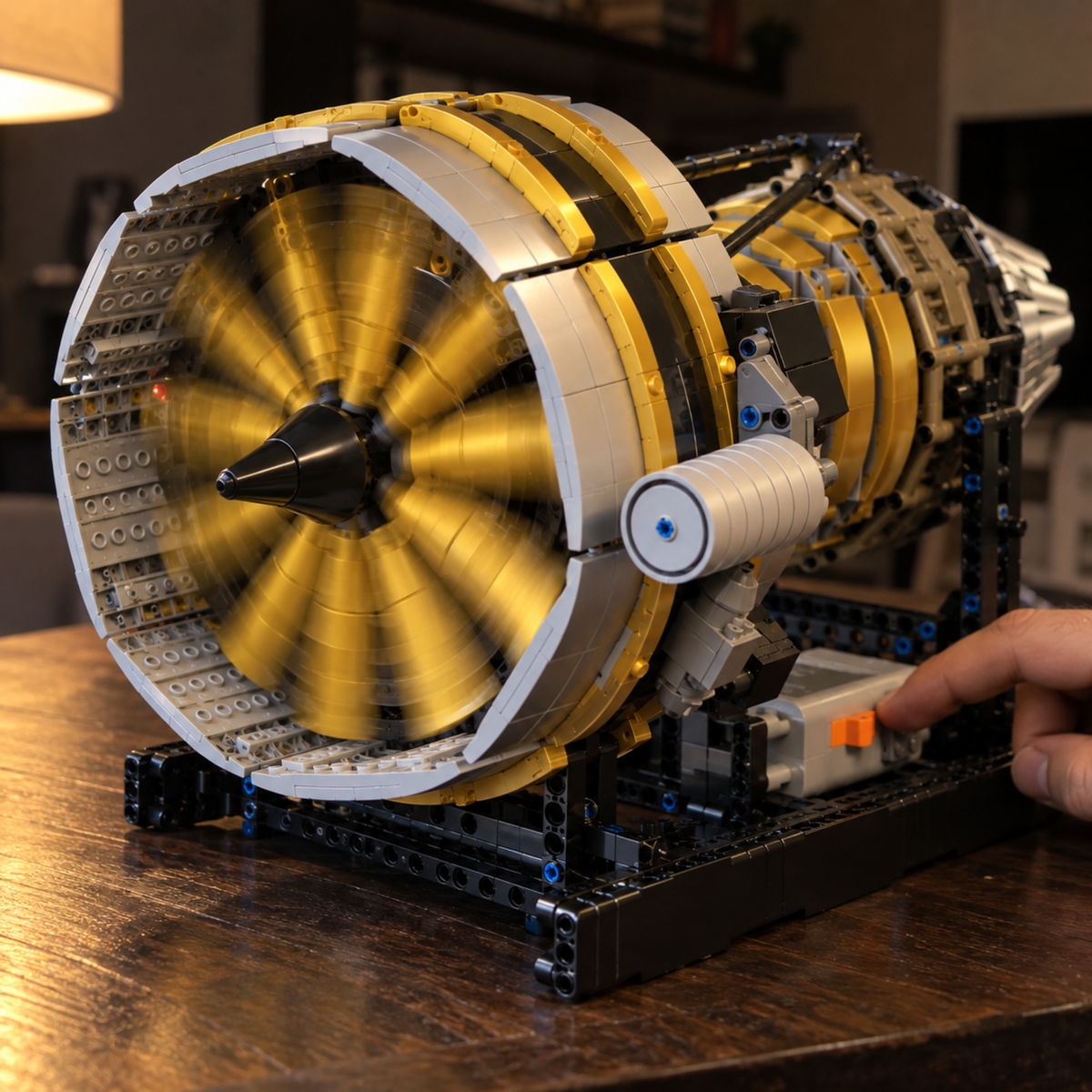 Motor de turbina motorizado