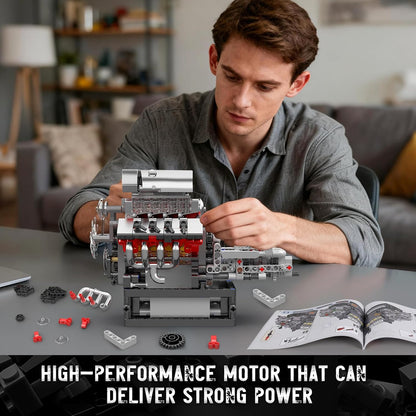 Motorized Muscle Car V8 Engine