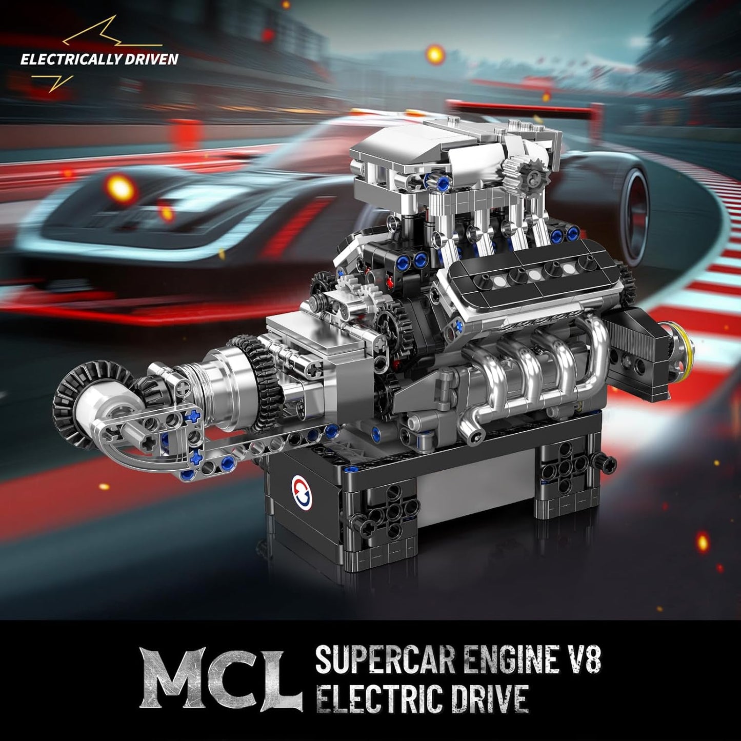 Motorized Turbocharged V8 Engine