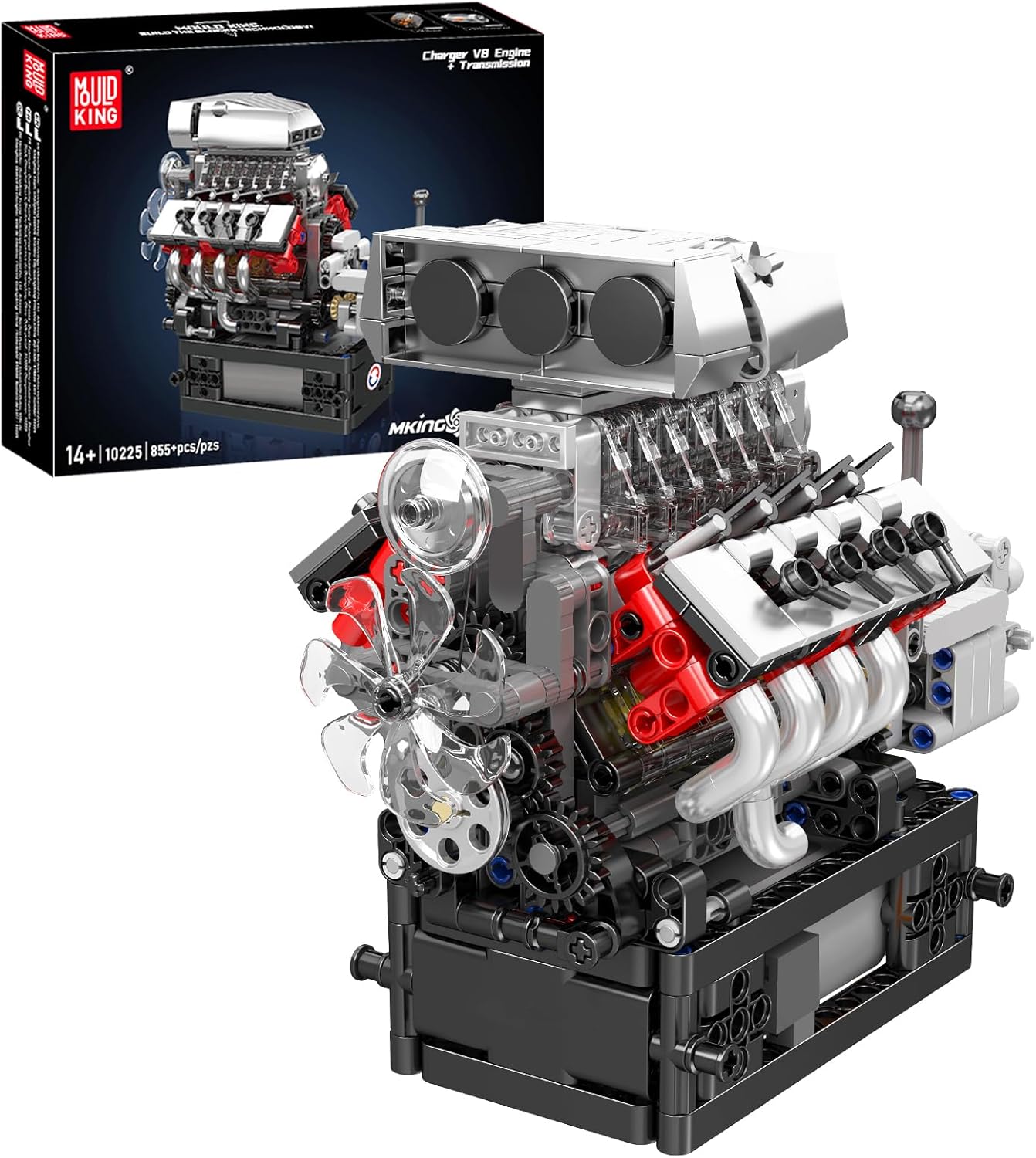 Motorized Muscle Car V8 Engine