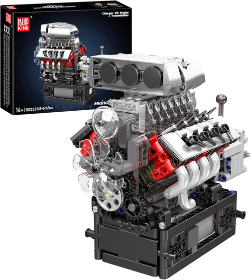 Motorized Muscle Car V8 Engine