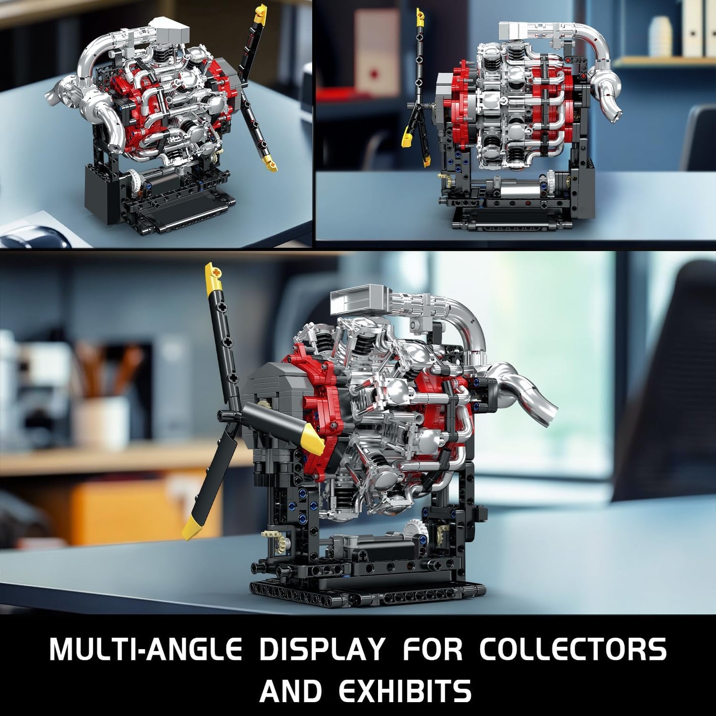 Motorized 7-Cylinder Engine