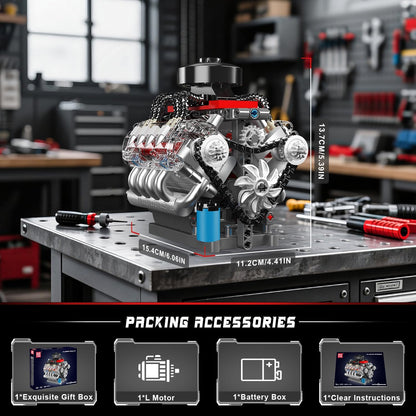 Mini V8 Engine Set