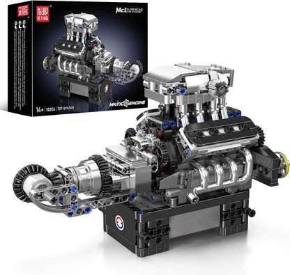 Motorized Turbocharged V8 Engine