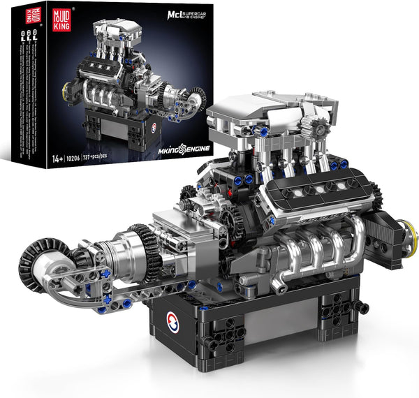 Motorized Turbocharged V8 Engine