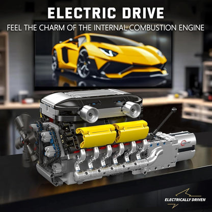 Motorized Lambo V12 Engine
