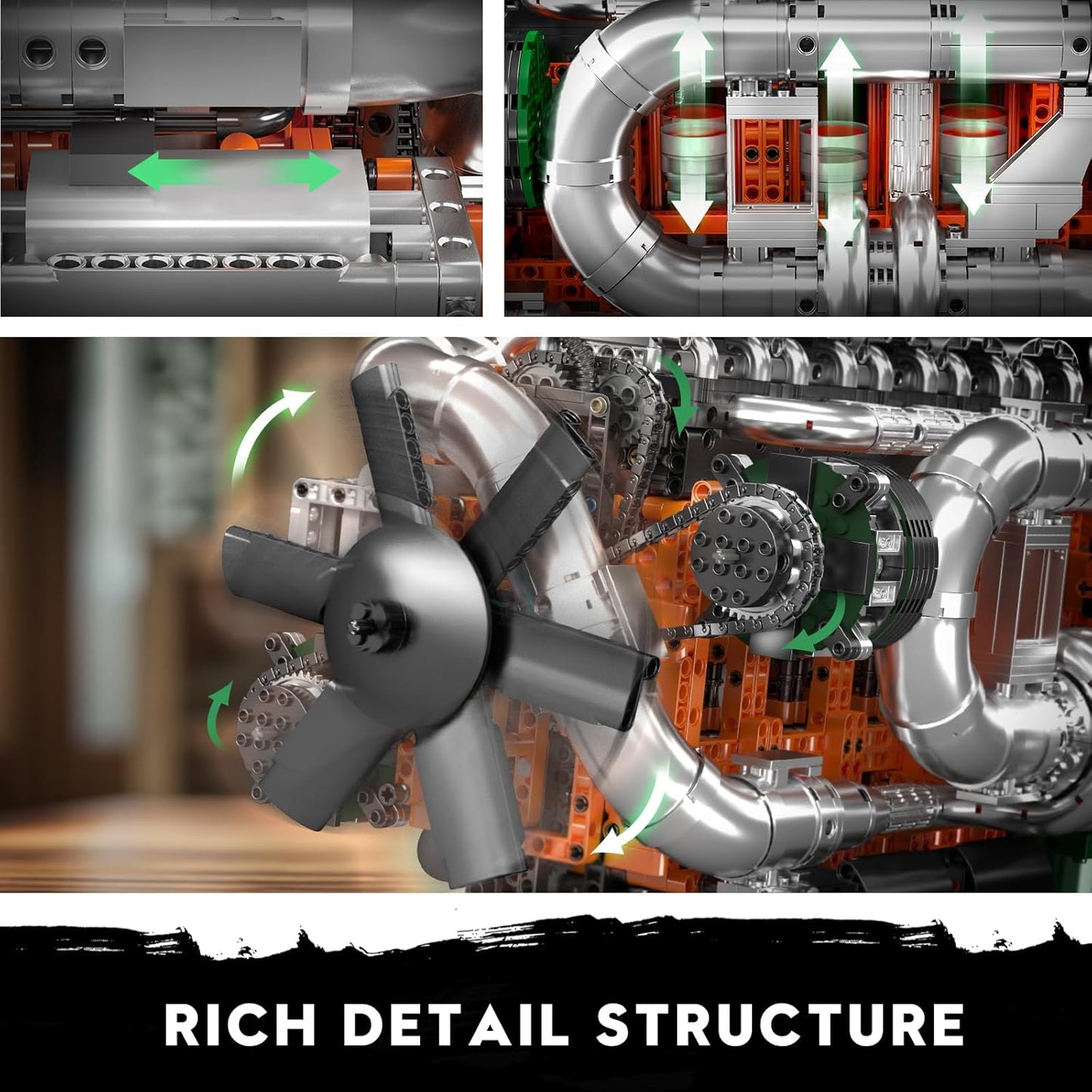 Motorized Truck Engine & Transmission