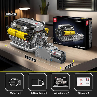 Motorized Lambo V12 Engine