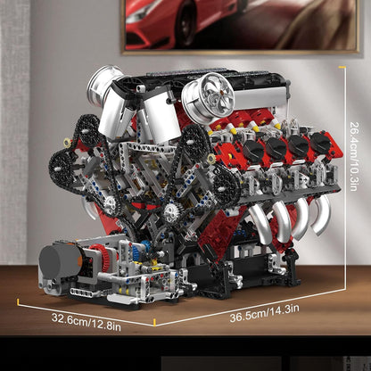 Motorized Supercar V8 Engine