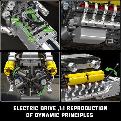 Motorized Lambo V12 Engine