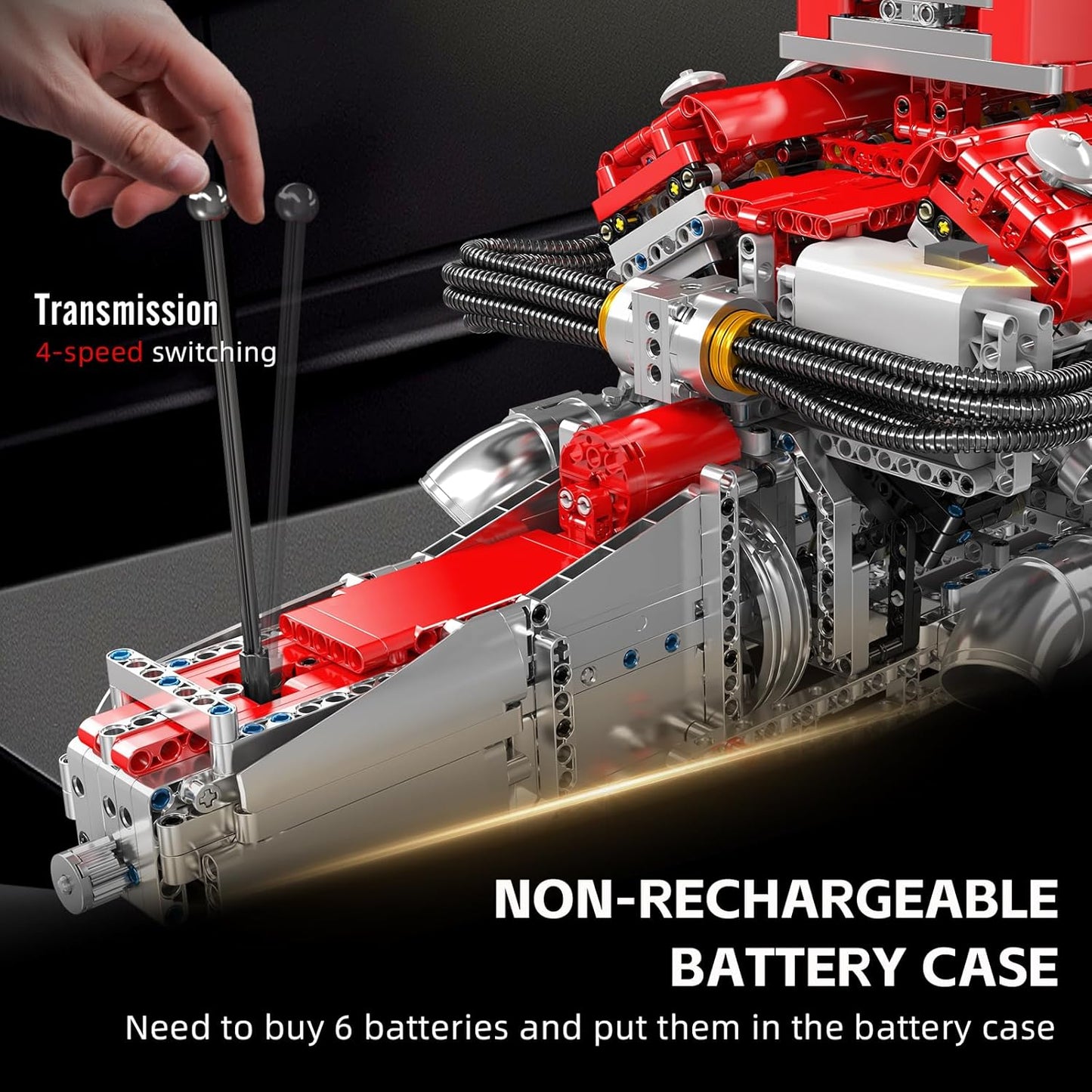 Motorized V12 Supercar Engine