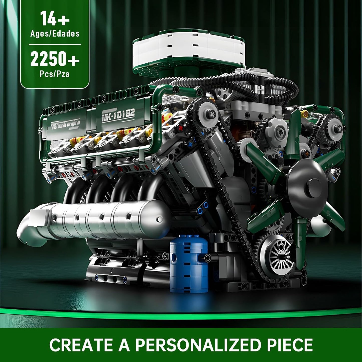 Motorized V8 Tank Engine