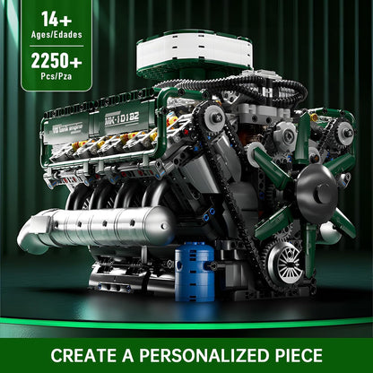 Motorized V8 Tank Engine