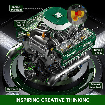 Motorized V8 Tank Engine