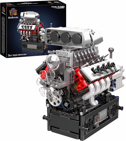 Muscle Car motorizado con motor V8