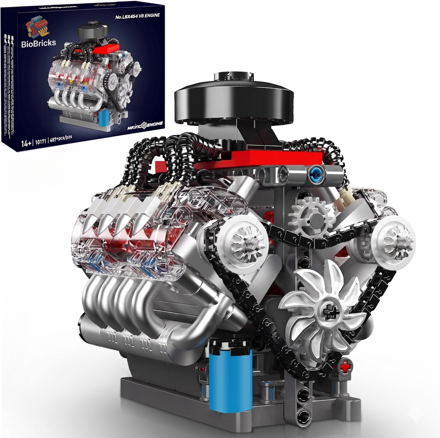 Moteur V8 motorisé