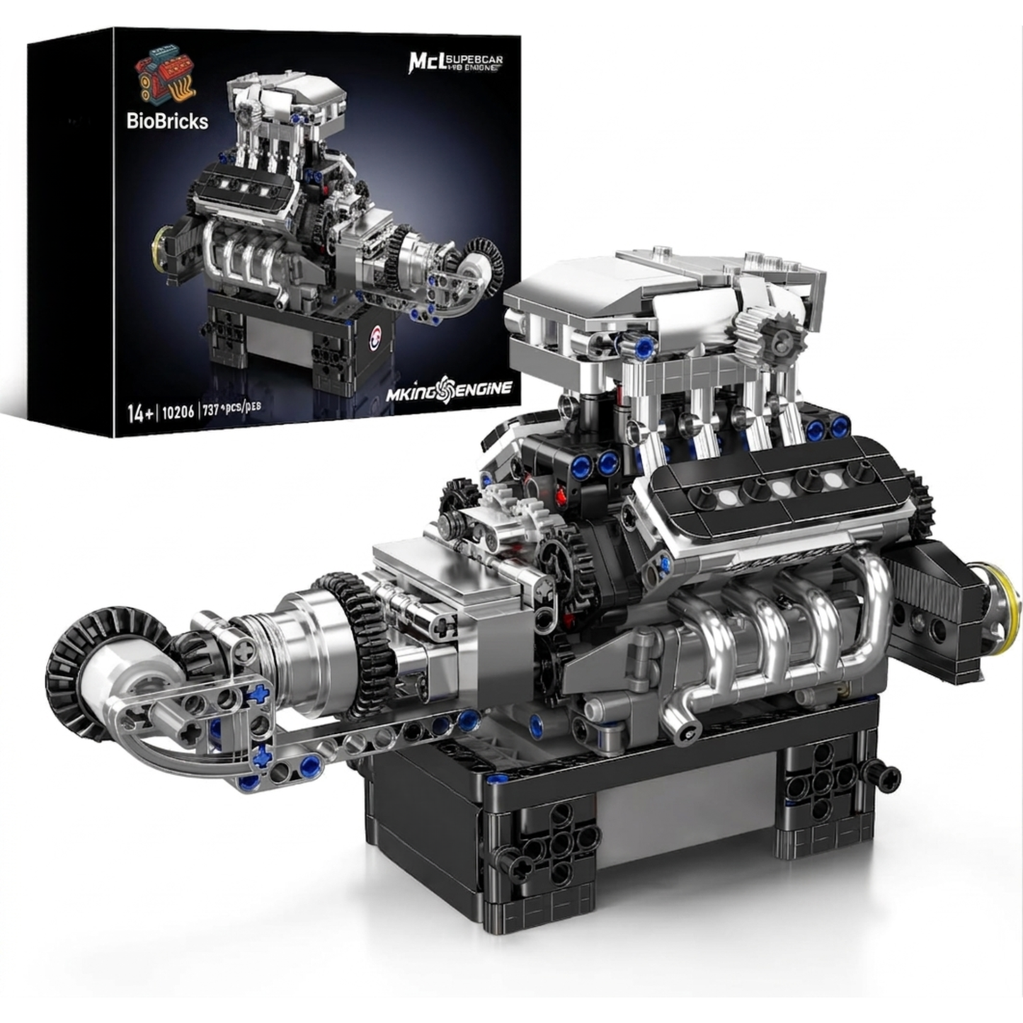 Motorized McLAREN V8 Engine